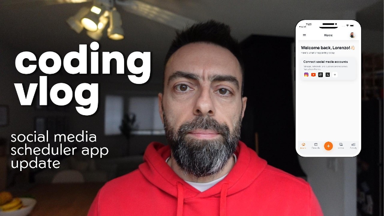 Vibe Coding VLOG - watch me build a social media scheduler app - YouTube