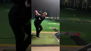 Lefty clubs? No problem. #golf #golftrickshot #topgolf