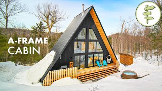 Stunning Modern A-Frame Cabin with Open Concept Design - FULL TOUR