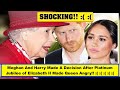A Minute Ago: Meghan And Harry Made A Decision After Platinum Jubilee of Elizabeth II Made Queen SAD