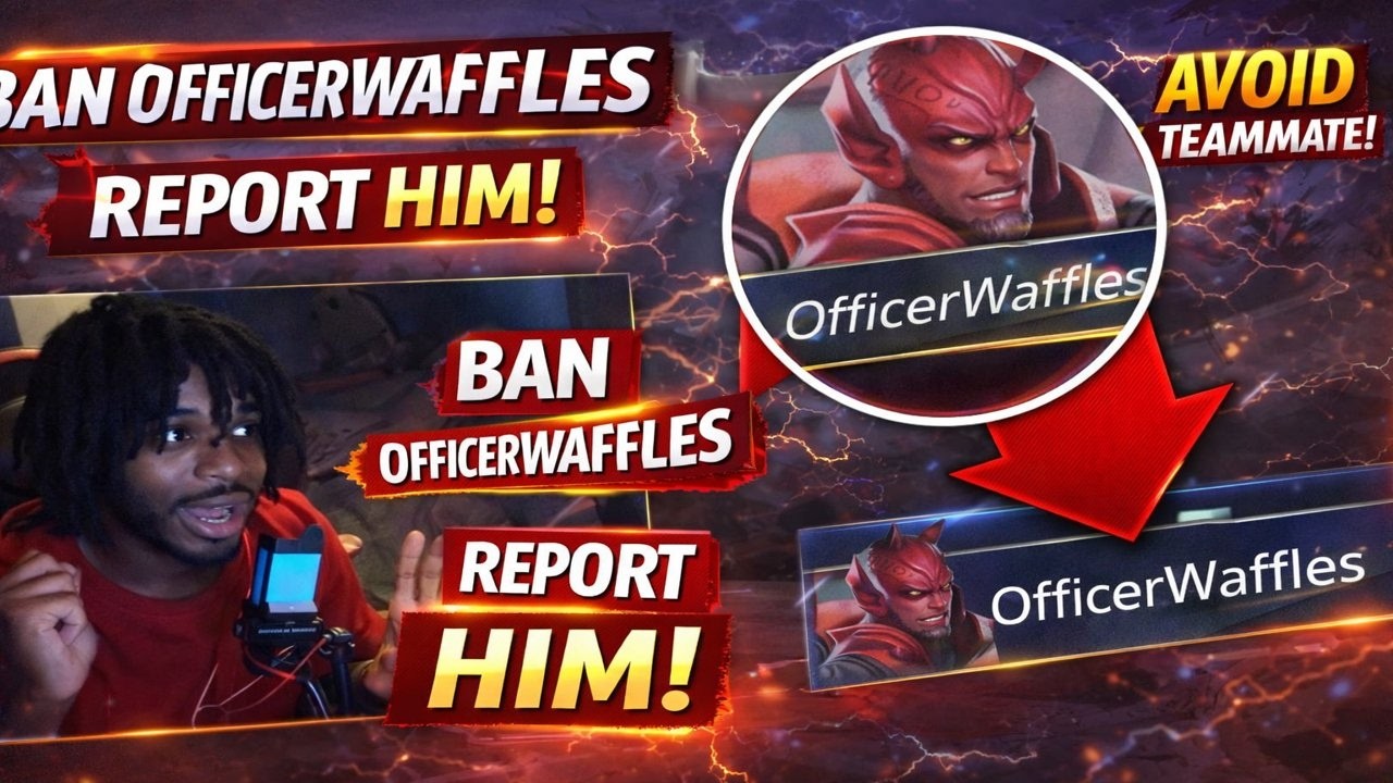 If You See OfficerWaffles In Your Game|Leave Immediately