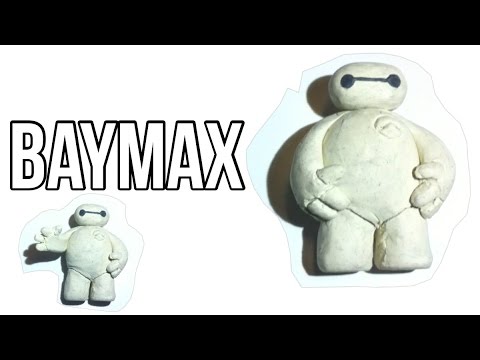 Como hacer a baymax en plástilina