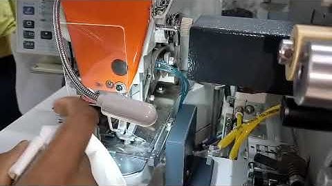 Hanger Loop Attaching Machine.