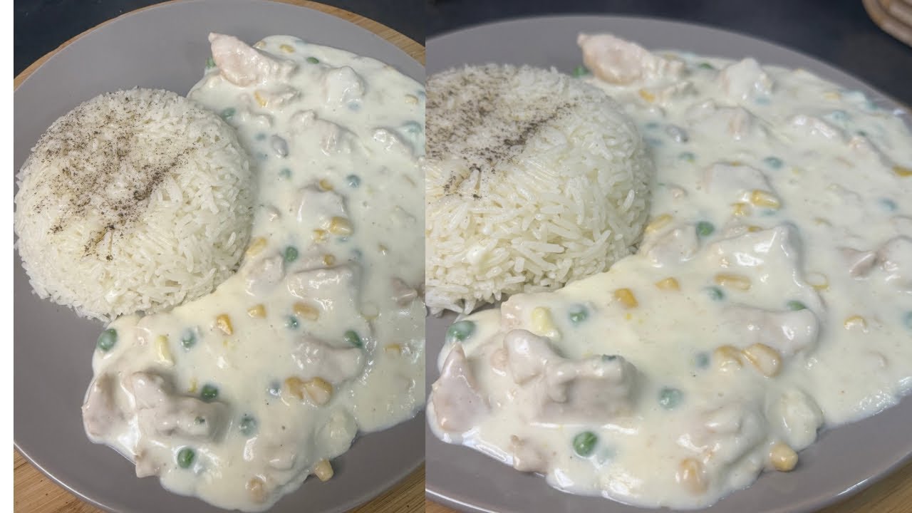 دجاج بالكريمة الكريمي ولا أروع 😋 وصفتي الخاصة 