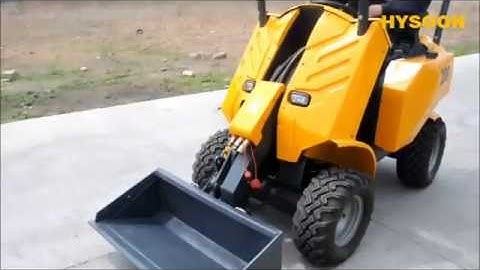 HY200 mini articulated wheeled loader