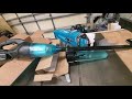 Makita 18 volt LXT cordless vacuum and CYCLONE SEPARATOR