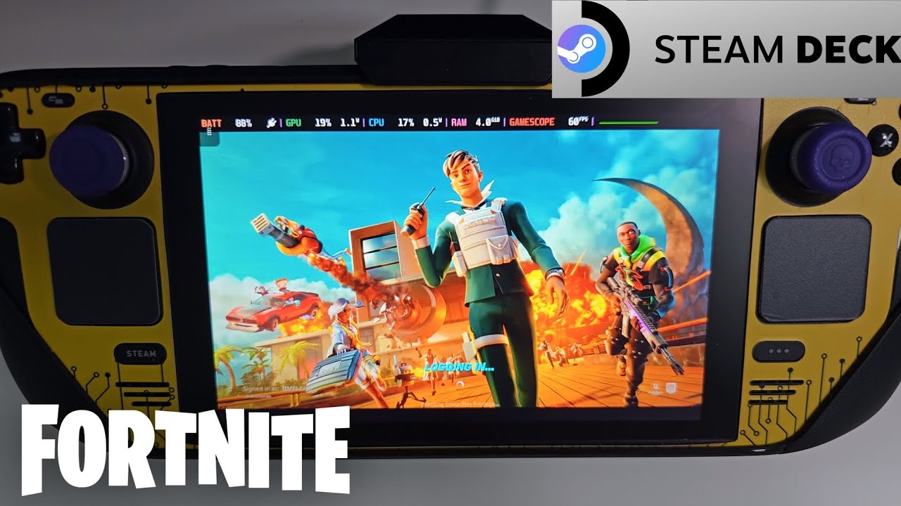 Fortnite on Steam Deck with Xbox Cloud Gaming (WAY better than