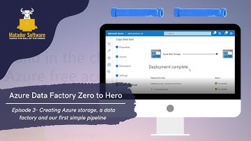 Azure Data Factory Zero to Hero | Episode 3: Creating a Data Factory, Storage & Our First Pipeline