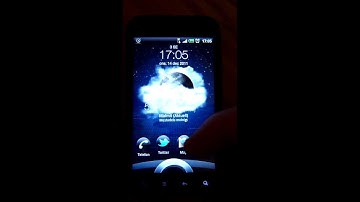 HTC Incredible S lock screen Sense 3.0