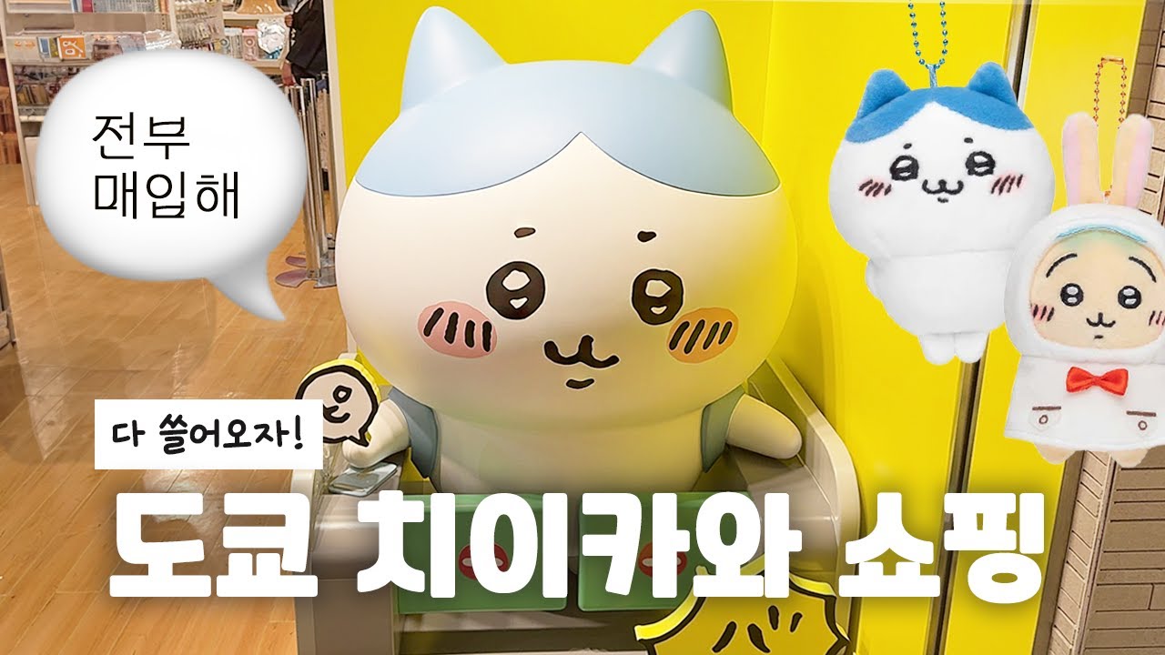 있는 거 빼고 다 사오는 도쿄 치이카와 쇼핑여행 🛒 | 도쿄 치이카와 투어