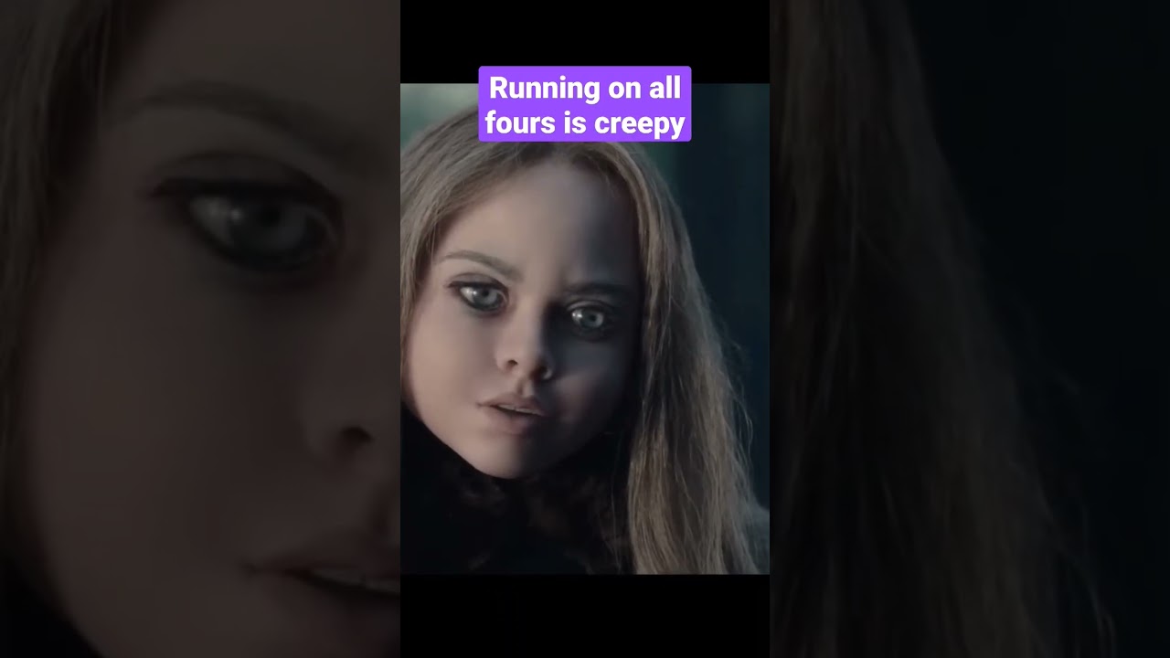 M3GAN RUNNING ON ALL FOURS IS CREEPY