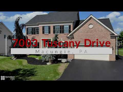 7003 Tuscany Dr, Macungie, PA home video tour