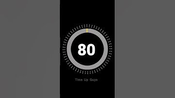 80 Second Countdown ⏳ Perfect Timer!