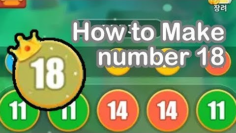 Daily Bubble number puzzle game: how to make step 18