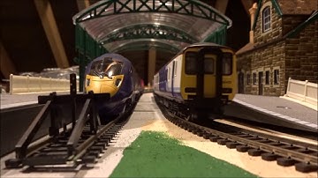 My OO Gauge Loft Model Railway Video 1 (All Trains and Whole Layout)