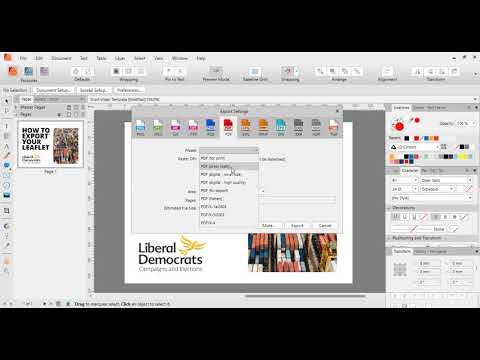 How to export your leaflet
