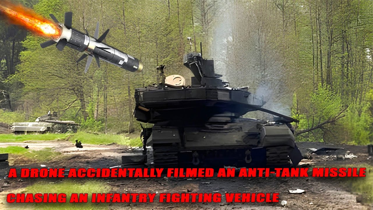 The drone filmed the pursuit of the javelin missile to the Russian occupier's tank YouTube