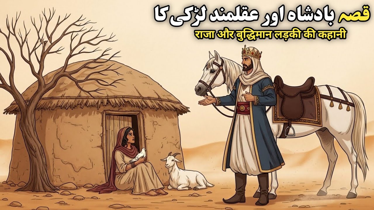 Qissa Badsha Or Aqalmand Larki Ka | Hindi Moral Story | Moral Story In Hindi | Purane Qisse | Kahani