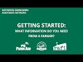 Getting Started: What Information Do You Need From a Farmer? (DBAN Gathering Training)