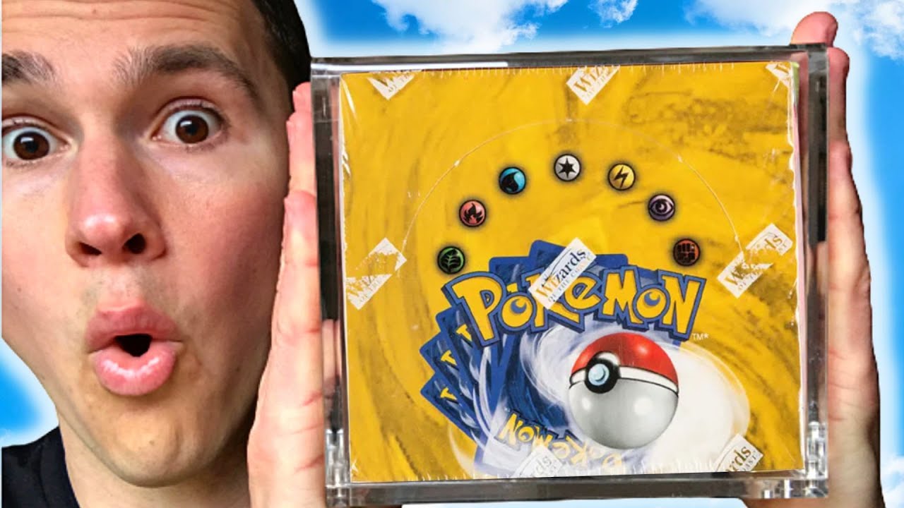 Unboxing A Vintage Pokemon Base Set Unlimited Booster Box!!