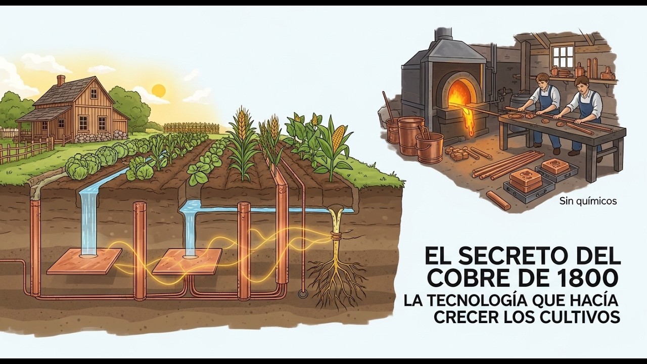 El secreto del cobre de 1800: la tecnología que hacía crecer cultivos sin químicos y fue olvidada