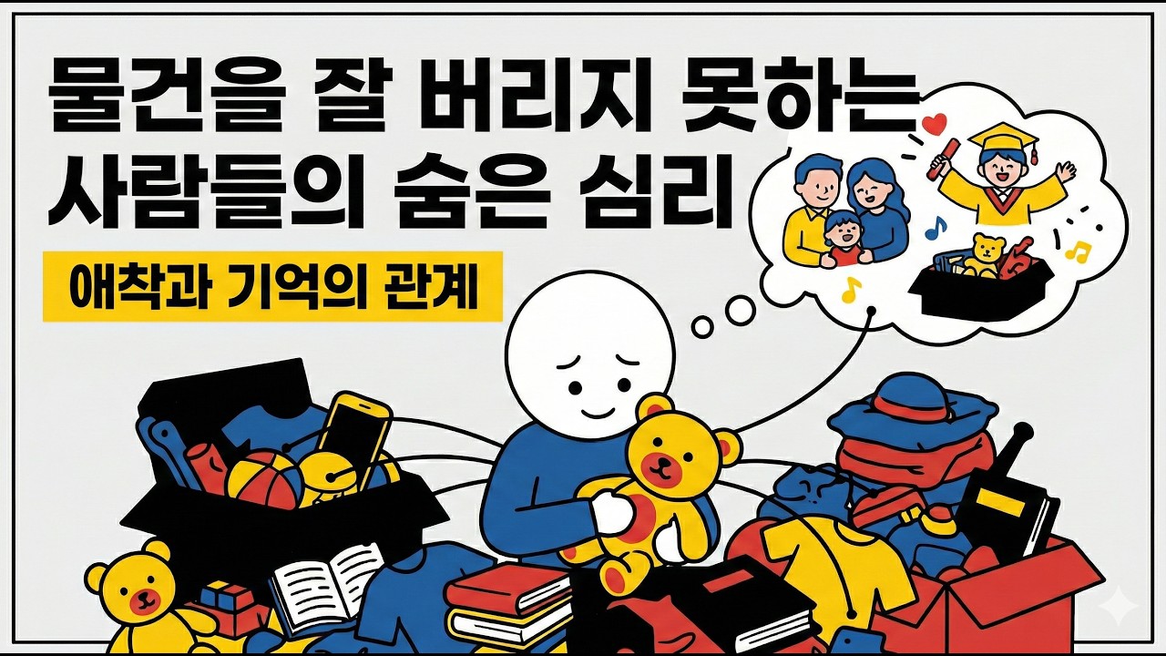 물건을 잘 버리지 못하는 숨은 심리의 비밀!