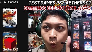 Test Game PS2 Motorola G45 AetherSX2 Android Snapdragon 6s Gen 3