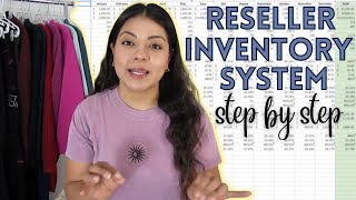 My Spreadsheet For Tracking Reseller Inventory & Creating SKU Numbers COMPLETE INVENTORY SYSTEM PT.1