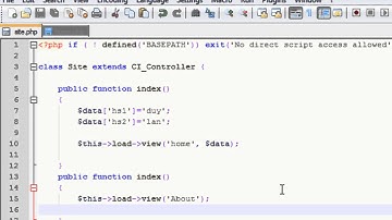 Học lập trình web: CodeIgniter -04-truyền dữ liệu cho view