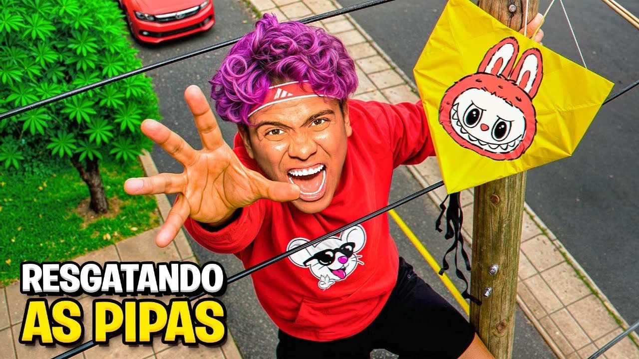 RESGATEI PIPAS RARAS PELA MINHA CIDADE! * pipa de labubu?