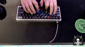 zilents 67g (lubed) typing sounds -