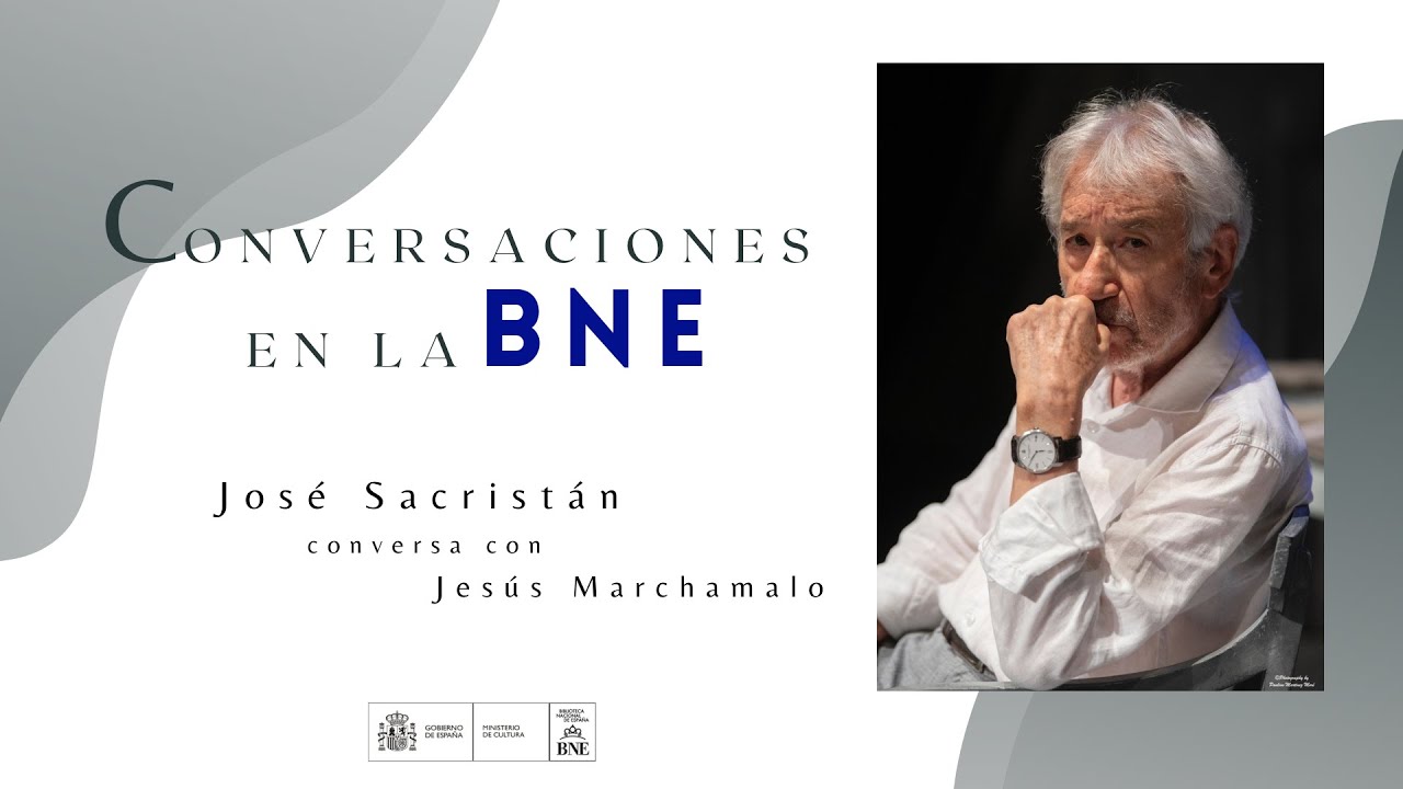 José Sacristán conversa con Jesús Marchamalo