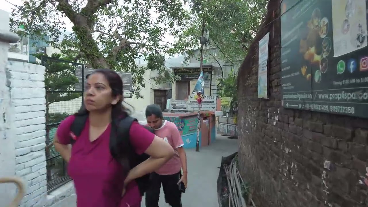 India: A Morning Walk in Tapovan. Rishikesh.