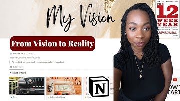 Vision Board 2023 in NOTION | Preparing for the New Year