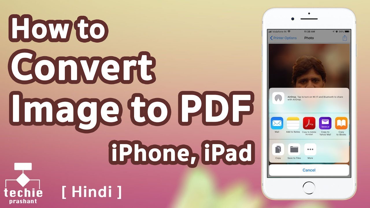 How to Convert Photo or Image to PDF on iPhone, iPad ...