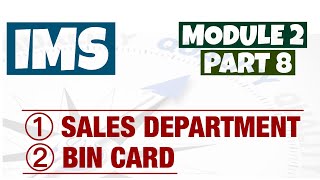 IMS | MODULE 2 | PART 8 |