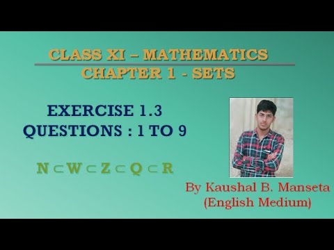 MATHS || CLASS 11 || CHAPTER 1 || SETS - YouTube