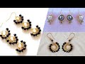 3 easy Pearl and Crystal Earrings/diy earrings/Simple 5 min craft/Handmade Earrings/