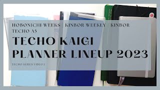 Planner Lineup 2023 Techo Kaigi Hobonichi Weeks, Kinbor Weekly & A5 | PLANMAS 2022 DAY 4 paperjoyph