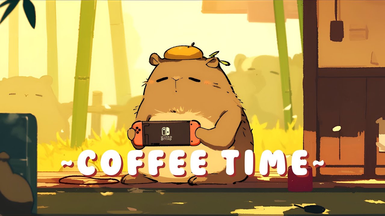 [1 Hour] Capybara Beats Radio | Relaxing Music for Work/Study 🎵 💫