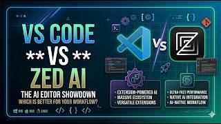 VS Code vs Zed AI | Best AI Code Editor for 2026