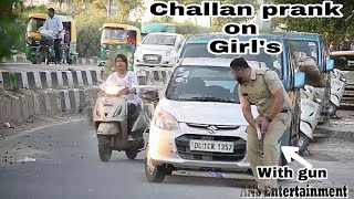 Police Traffic Challans PRANK on GIRLS| ANS Entertainment | 2019 Prank in INDIA| ENCOUNTER MIX part7