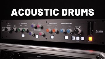 Acoustic Drums Processing with SSL Fusion | Analog Warmth & Punch