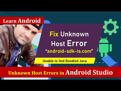 Unknown host 'android sdk is com' | You may need to adjust the proxy settings in Gradle | Android