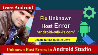 Unknown host 'android sdk is com' | You may need to adjust the proxy settings in Gradle | Android