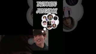 JUNGKOOK IS THINK TAEYOUNG #taekooklover #vkookcute #kookie #tae