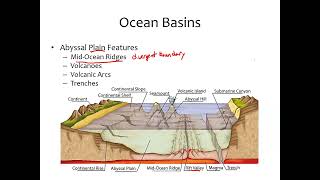 GEOL 1040 Lecture 19d Ocean Basins and Sediment