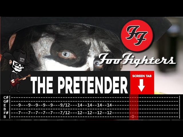 【FOO FIGHTERS】[ The Pretender ] cover by Masuka | LESSON | GUITAR TAB