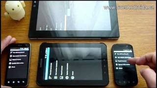 Test výkonu 2x Android tablet 2x Android telefon screenshot 3