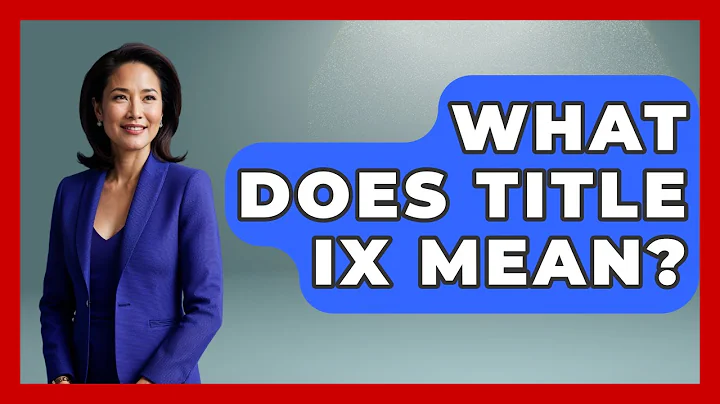What Does Title IX Mean? - Gender Equality Network